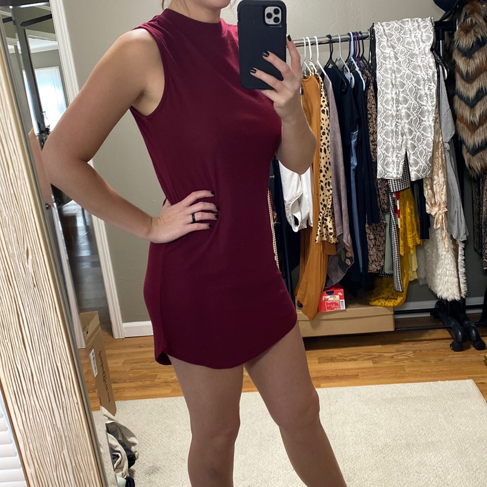 Maroon dress